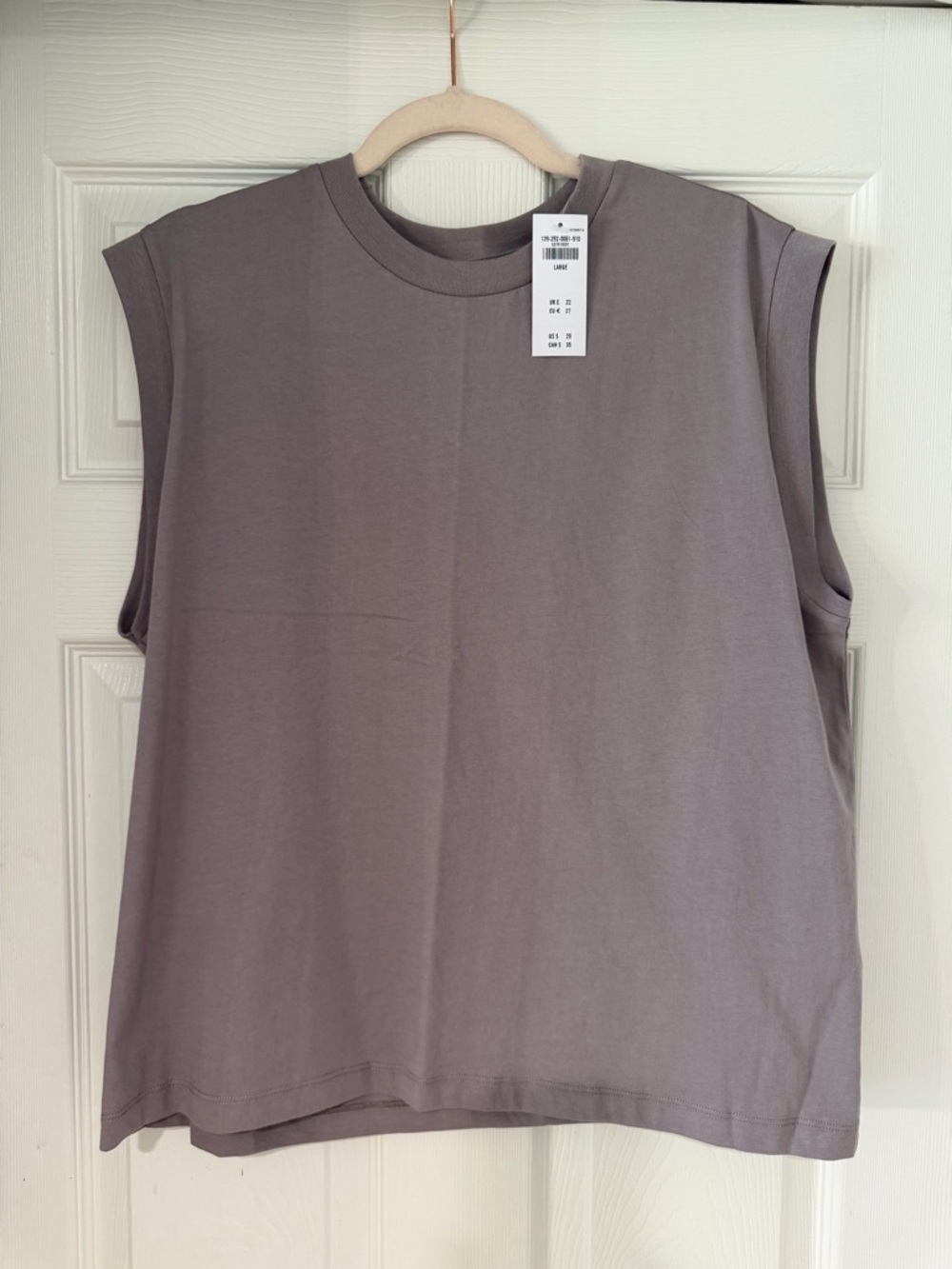 Abercrombie Crewneck Women's Top in Mauve Gray